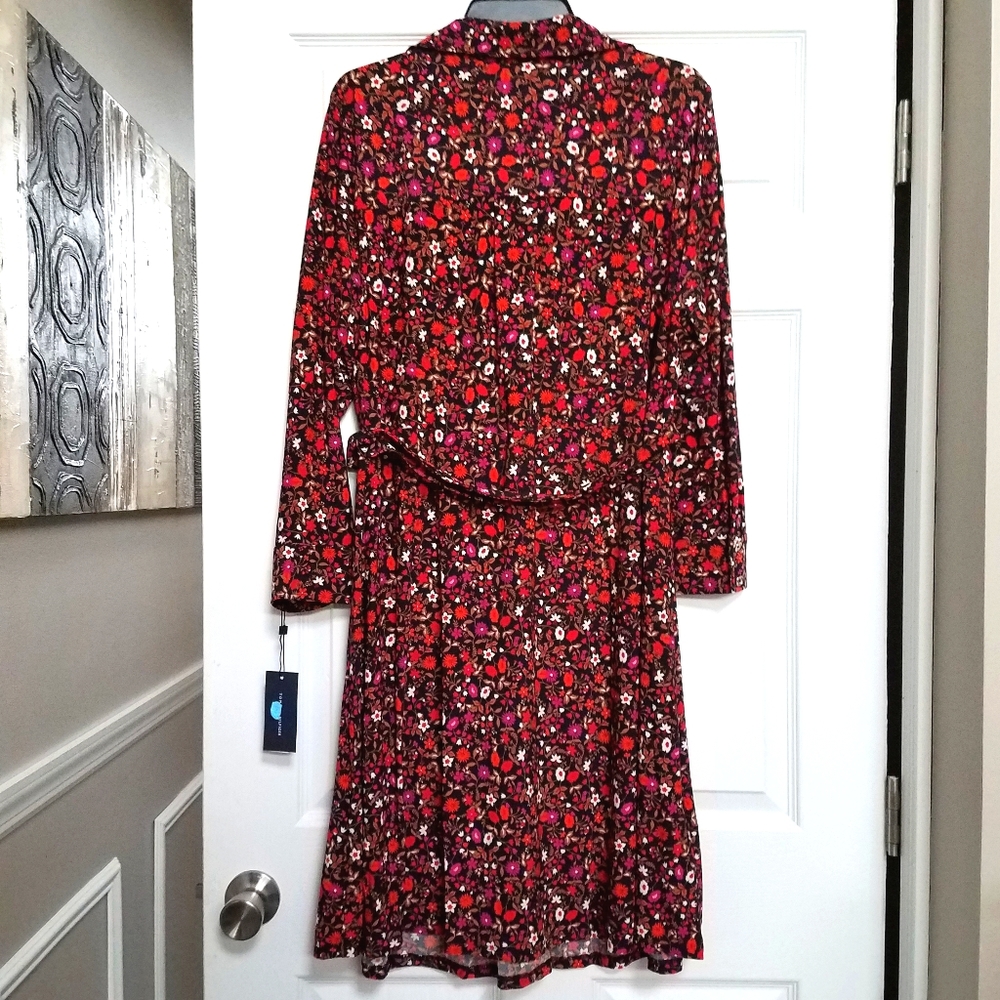 Tommy Hilfiger Ditsy Floral-Print Shirtdress - Picture 10 of 15